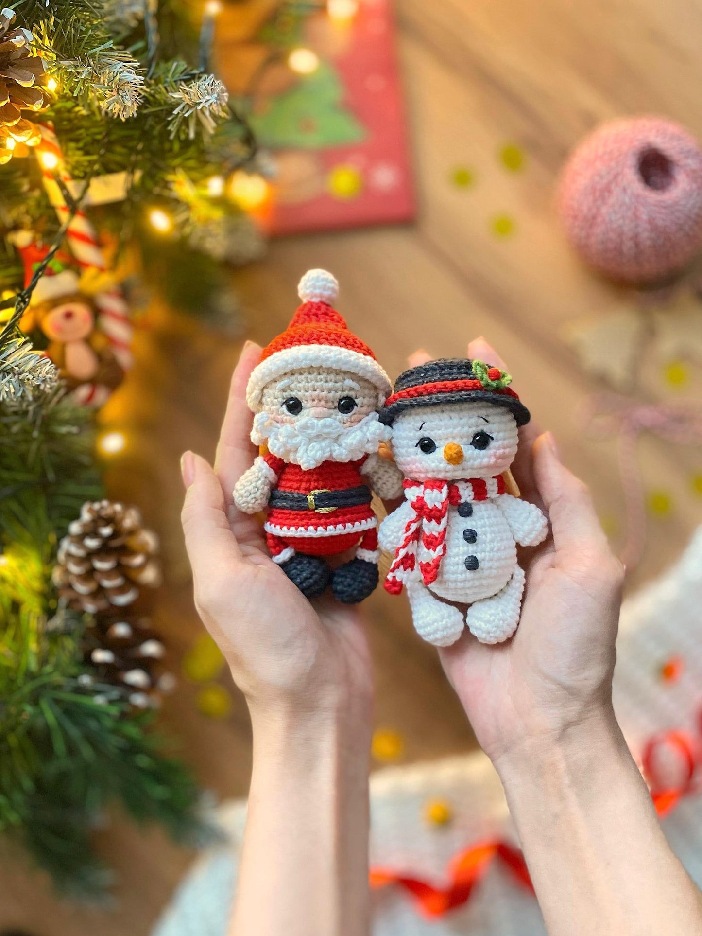 Crochet Christmas Toys Set 5-in-1 Pattern PDF