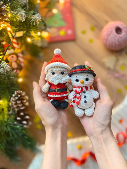 Crochet Christmas Toys Set 5-in-1 Pattern PDF