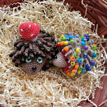 No-Sew Hedgehog Sensory Toy Crochet Pattern PDF