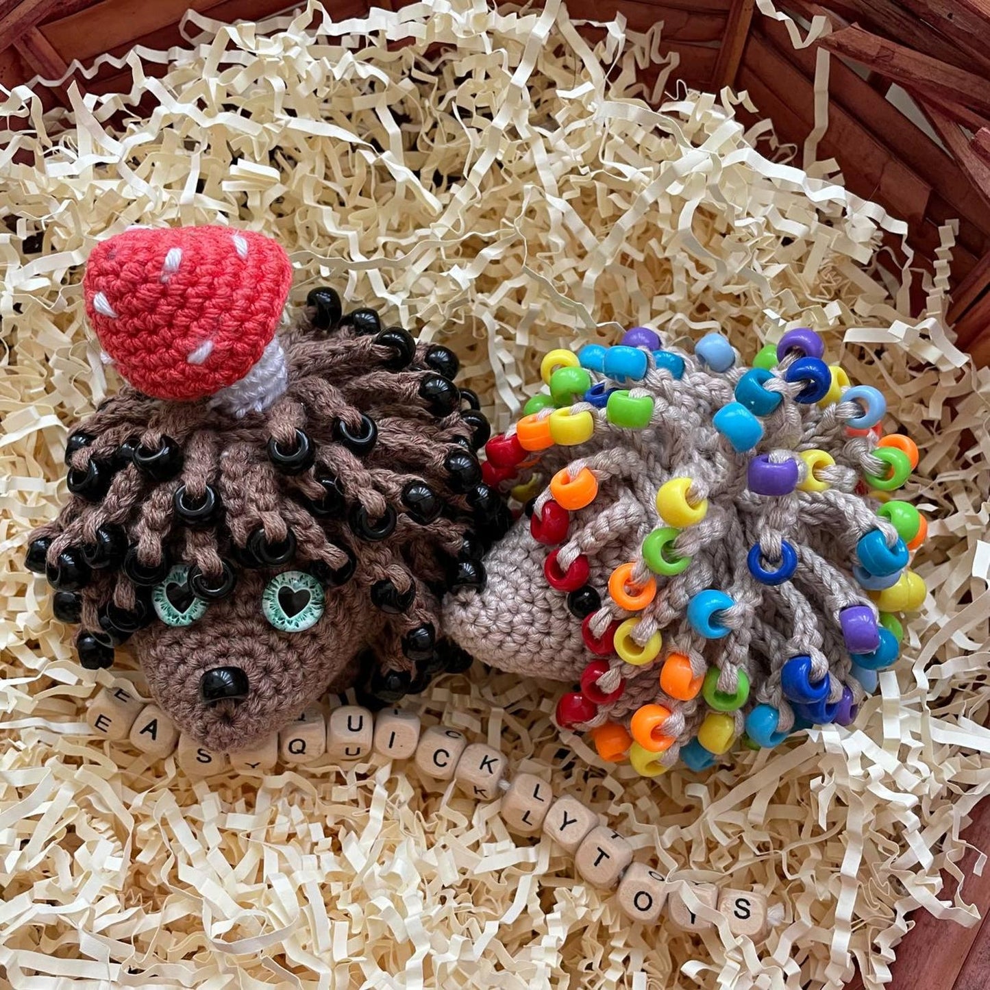 No-Sew Hedgehog Sensory Toy Crochet Pattern PDF