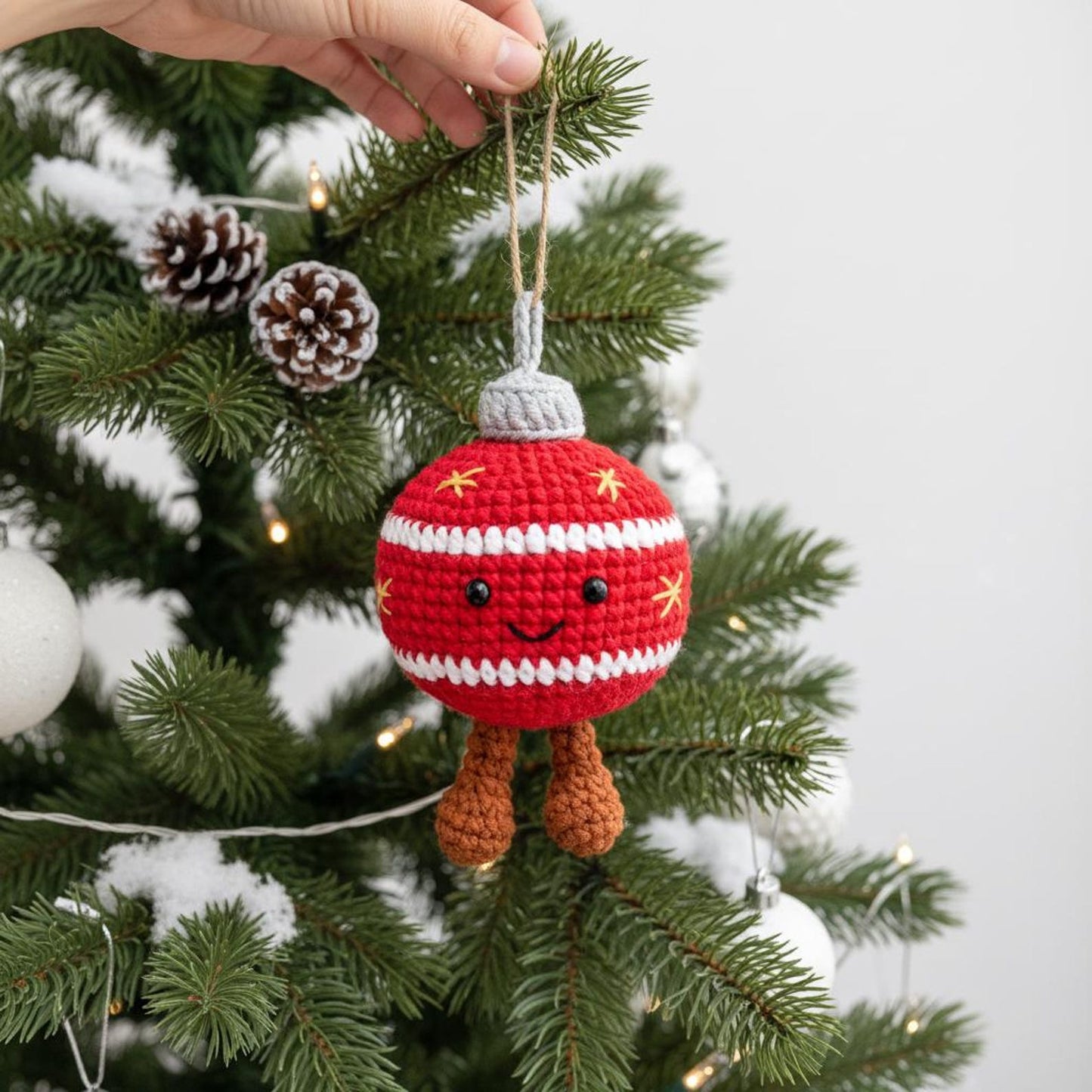 Jellycat Christmas Ball Crochet Pattern  (PDF Download)