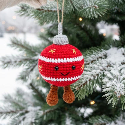 Jellycat Christmas Ball Crochet Pattern  (PDF Download)