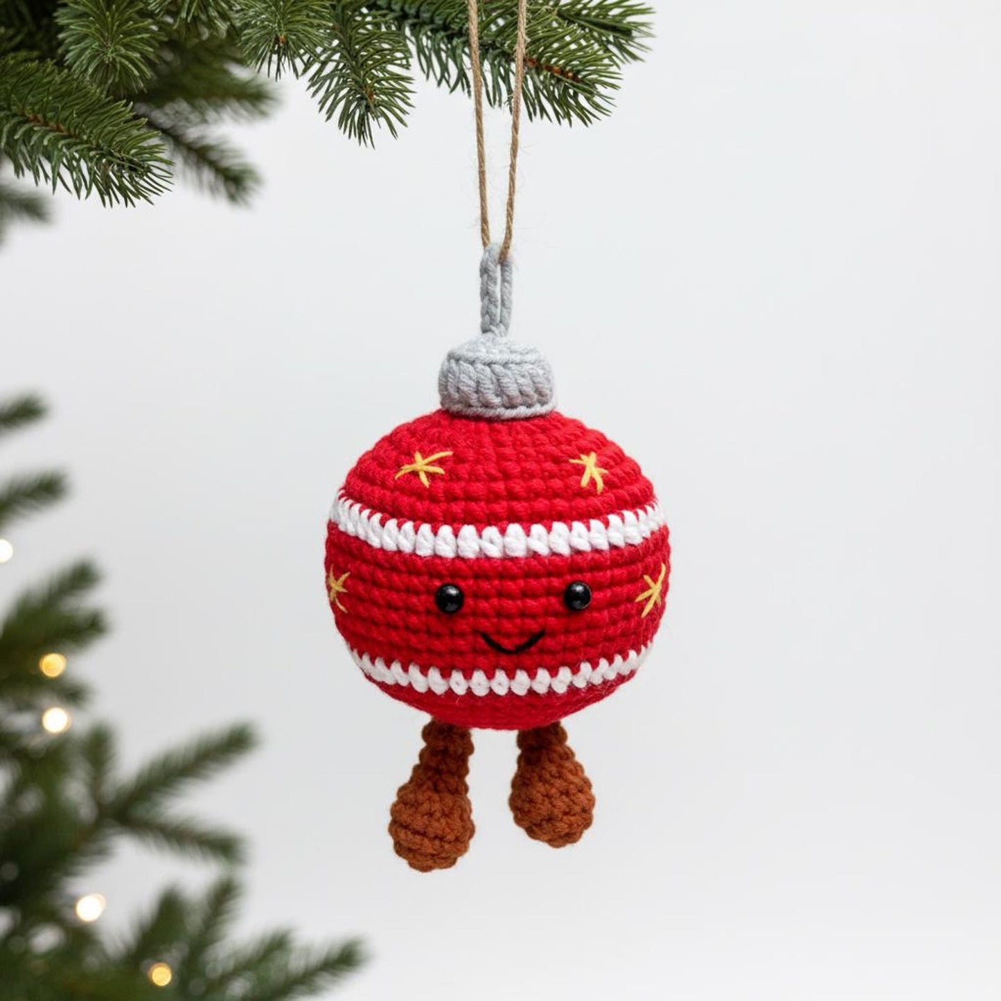Jellycat Christmas Ball Crochet Pattern  (PDF Download)