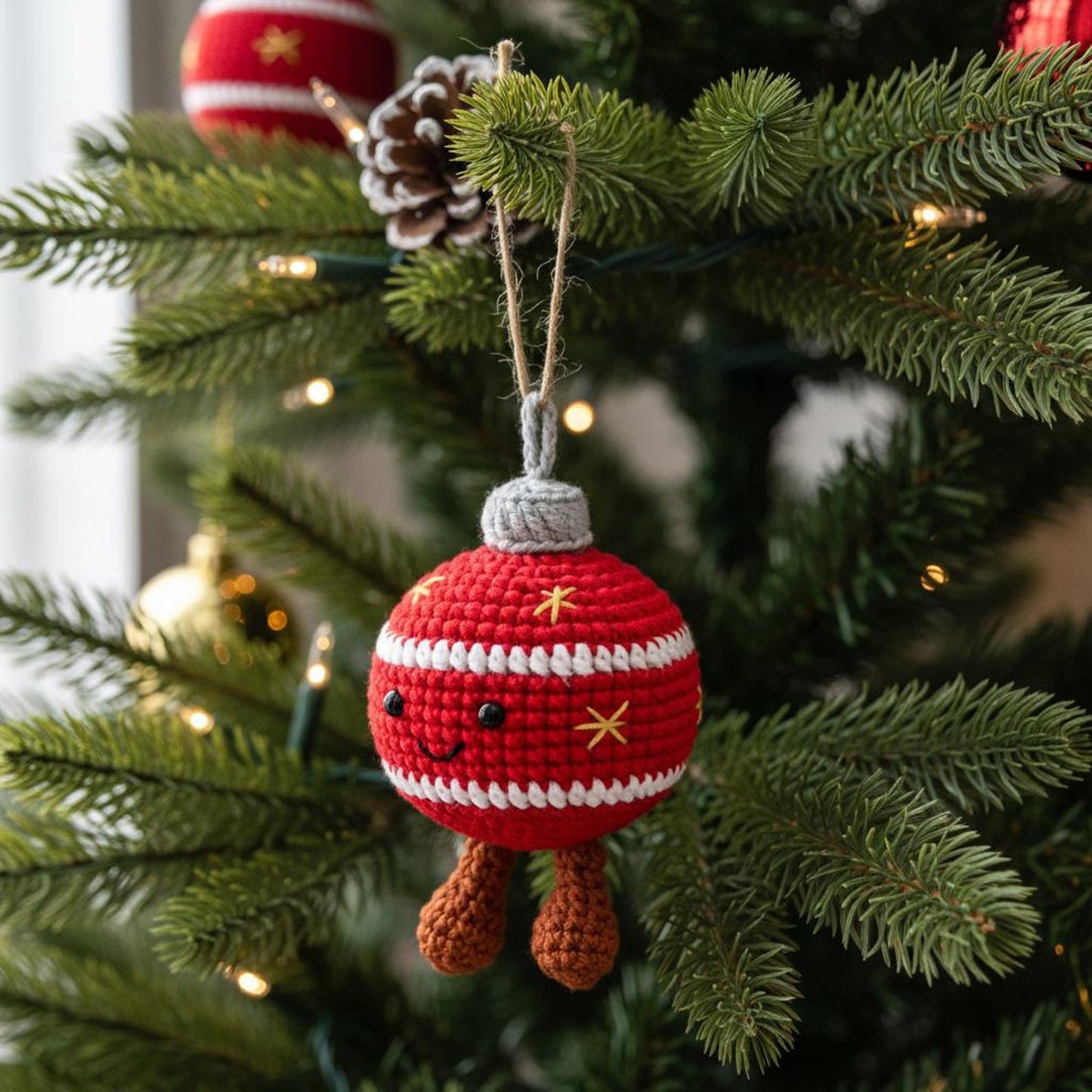 Jellycat Christmas Ball Crochet Pattern  (PDF Download)