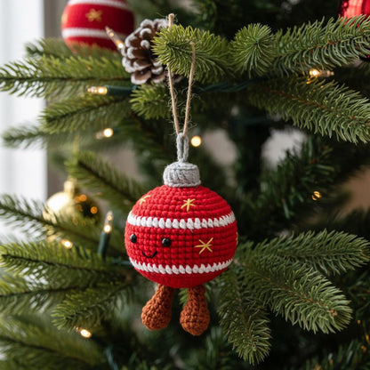 Jellycat Christmas Ball Crochet Pattern  (PDF Download)